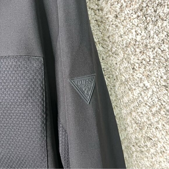 Guess Jacket Men’s Medium Black Nylon Full-Zip - Picture 3 of 7
